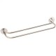 Porte-serviette double, inox