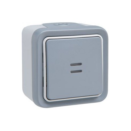 Poussoir NO lumineux Plexo complet