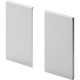 Raccord d'angle pour façade verre Exclusiv pour tiroir H70 mm (la paire)