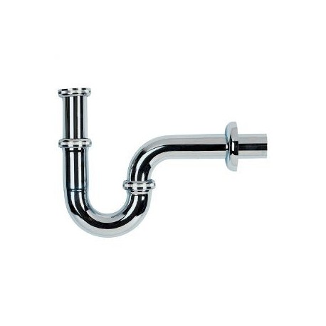 Siphon tube lavabo, réglable, en laiton