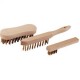 Lot de 3 brosses (fil acier rond)